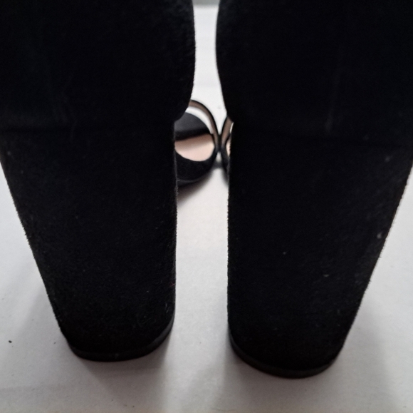 Jeffery Campbell Lindsey Black Suede Heels Size 6 - Picture 5 of 10